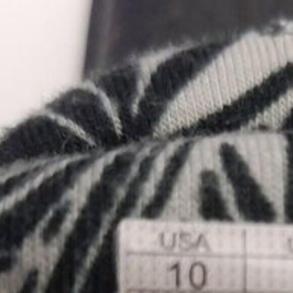 SANUK / Yoga Sling 2 Sandal Thong Black & White Tropical Print Sz 10 - Picture 14 of 14